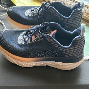 Hoka Navy and Pink Women's Running Shoes